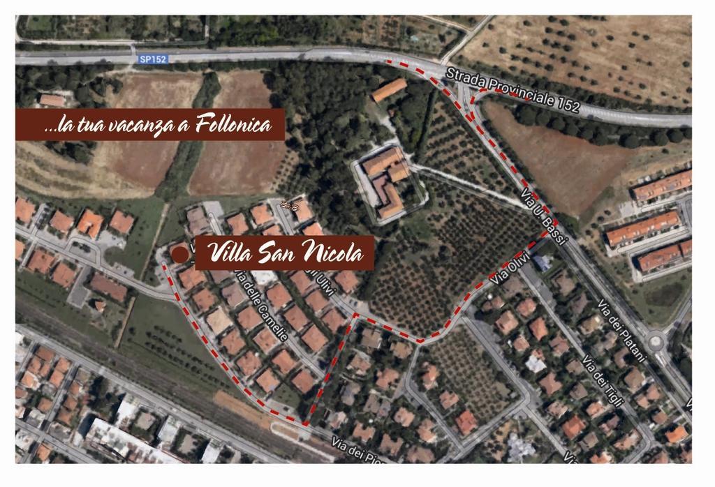 Villa San Nicola B&B Follonica Exterior photo